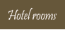 Hotel rooms