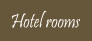 Hotel rooms